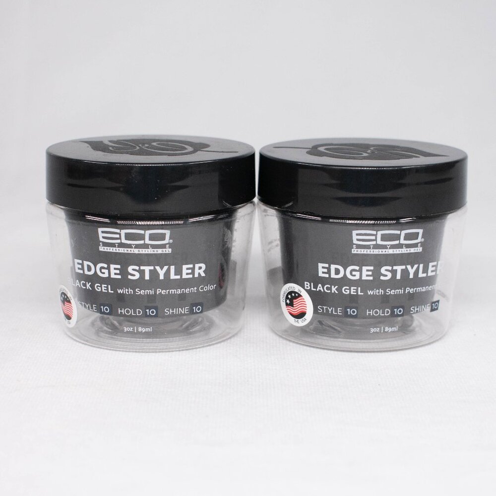 2 Eco Style Edge Styler Black Gel